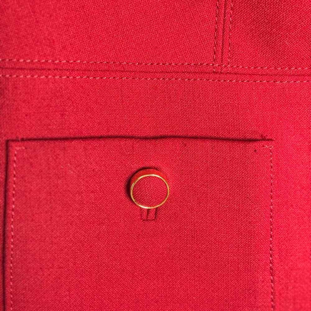 Talbots Classic Red wool blend‎ blazer/coat for Women size 12 - Picture 2 of 5